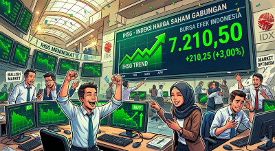 IHSG Mengamuk, Meroket Tajam 7,57 Persen ke Level 5.746