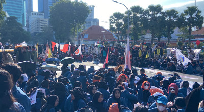 1.500 Mahasiswa Demo di Surabaya, Soroti Kondisi Negara dan Kebijakan Pemerintah