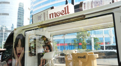 Salon Keliling Moell Hadir di Jakarta, Anak Bisa Keramas Sambil Jalan-Jalan