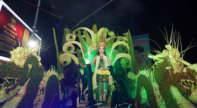 Gudang Garam Tampilkan Kerajaan Bunga Anggrek di Dhoho Night Carnival Malam Ini