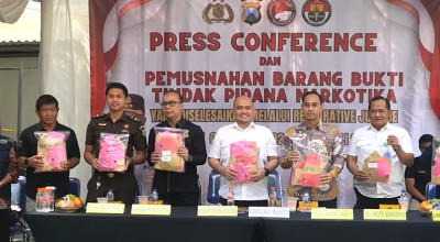 469 Kasus Narkoba di Surabaya Berakhir Tanpa Penjara, 663 Pelaku Direhabilitasi