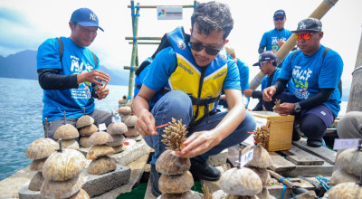 Sukses Konservasi Terumbu Karang, Wabup Trenggalek Resmikan Mutiara Dive Center