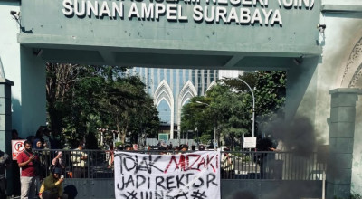 Mahasiswa UINSA Somasi Menteri Agama, Desak Transparansi Pemilihan Rektor