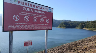 Elevasi Menurun, Operasional PLTA Waduk Wonorejo di Tulungagung Berkurang