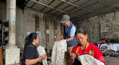 Jejak Ilmu di Ujung Canting Batik Tulis Olive Kota Batu yang Menyeberangi Dunia