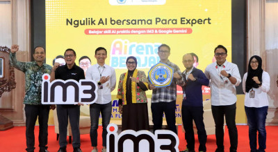 Indosat IM3 dan Google Gemini Bangun Ekosistem AI di Unitomo