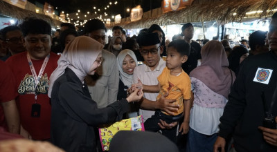 Melihat Pasar Rakyat di GOR Jayabaya Kediri, Street Food hingga Pesta Kembang Api