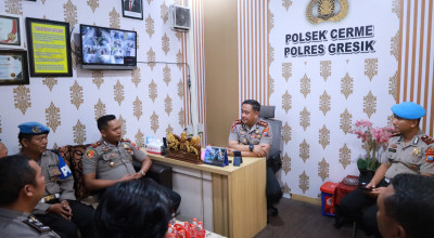 Kapolres Gresik Bersama Sipropam Mitigasi Pelayanan Publik 3 Polsek