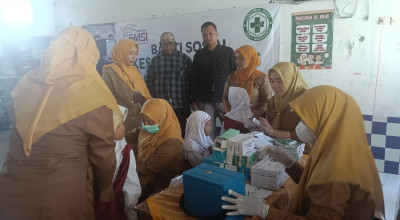 SMSI Lamongan Gandeng Puskesmas Deket Kampanyekan Pola Hidup Sehat Sejak Dini