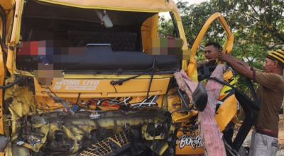 Kecelakaan Truk di Lamongan, Satu Orang Tewas Terjepit