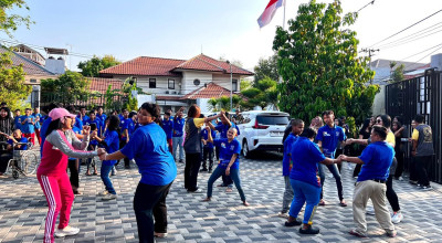 Aksi Sehat Hotel Dafam Surabaya Bareng Anak Panti Kalijudan