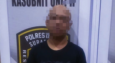 Cabuli Anak Tiri, Pria Ini Ditangkap Polrestabes Surabaya