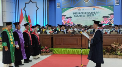 Kukuhkan Guru Besar, Ini Harapan Plt Rektor UIN KHAS Jember