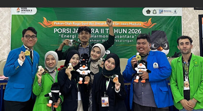 PORSI JAWARA 2026 di Pekalongan, UIN KHAS Jember Sabet 7 Medali