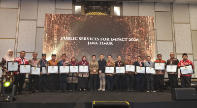 Tingkatkan Layanan Publik, 3 OPD Pemkab Jember Raih Public Service of The Year 2026
