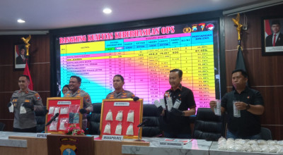 Polres Jember Bongkar Kasus Narkoba dan Okerbaya, 38 Tersangka Diamankan