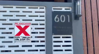 Kosan di Perumahan Dharmahusada Permai Surabaya Ditandai Melanggar Izin