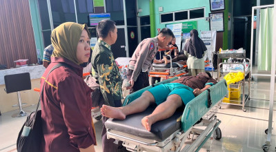 Tabrakan Beruntun di Jalan A.A. Maramis Probolinggo, 5 Pemotor Terluka