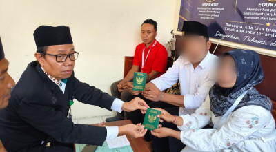 Tahanan Narkoba di Lapas Tulungagung Langsungkan Akad Nikah