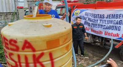 KAUJE Korda Tulungagung Salurkan Bantuan 20 Ribu Liter Air Bersih