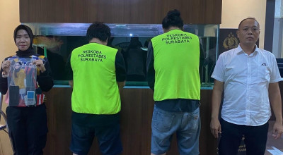 Gerebek Rumah di Peneleh, Pengedar Sabu Diciduk Polrestabes Surabaya