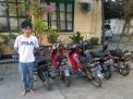 Bandit ini Tampung Motor Hasil Curian di Tempat Kos Istri