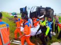 Bus Pariwisata Tabrak Truk di Tol Nganjuk-Madiun, Satu Orang Tewas