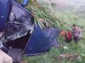 Avanza Terjun ke Jurang Jalur Cangar, 6 Penumpang Terluka