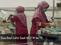 Video: Dua Bayi Lahir Saat HUT RI ke 75