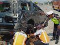 Ini Data Korban Pajero Terguling di Tol Jombang
