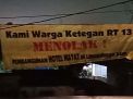 Spanduk Penolakan 'Hotel Mayat' Terpasang Dekat Pintu Gerbang Tol Waru