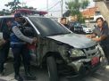 Tabrak Mobil Box, Ambulans  Dinkes Surabaya Rusak Parah 