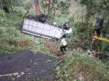 Tak Kuat Menanjak, Truk Pasir Terjun ke Jurang di Ponorogo