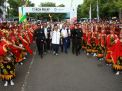 Pawai Obor Asian Games Disambut Meriah Ribuan Warga Banyuwangi 