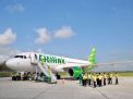 Pesawat Airbus Komersial Resmi Mendarat di Bandara Banyuwangi