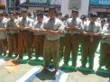 Siswa SMP Muhammadiyah 2 Gelar Salat Gaib untuk Korban Pesawat Jatuh