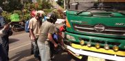 Tabrak Pejalan Kaki, Pemotor ini Malah Tewas Terlindas Truk