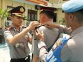 Kapolres Mojokerto Pimpin Sertijab Empat Perwira Pejabat Polsek