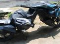 Wow, Pria di Jombang Modifikasi Yamaha Mio Jadi Batpod Batman