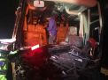 Bus Peziarah Tabrak Truk Trailer di Tol Jombang, 1 Orang Tewas 