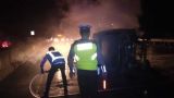 Pikap Terbakar di Tol Kertosono, Satu Orang Tewas Terpanggang