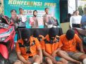 Komplotan Bandit Motor di Surabaya Diringkus, 3 dari 5 Pelaku Ditembak