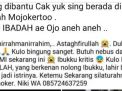 Viral Postingan Minta Tolong dan Rela Jadi Istri Disebut di Mojokerto