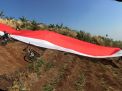 Pesepeda Bentangkan Bendera Merah Putih Sepanjang 50 Meter di Bukit Tangkol