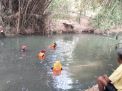 Bocah SD Tenggelam Saat Mencari Ikan di Sungai Desa Patihan Kidul Ponorogo