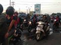 Pemudik Roda Dua Padati Mojokerto, Polisi Siapkan Jalur Alternatif