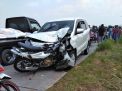 Toyota Avanza Tabrak Motor di Jombang, Satu Balita Tewas