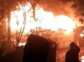 Diduga Korsleting, Gudang Pakan Ternak di Probolinggo Ludes Terbakar