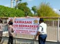 Imbauan Pakai Masker Cegah Corona Terpasang di Kota Probolinggo