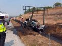 Mobil KIA Picanto Terbakar di Tol Gempol-Pasuruan, Satu Orang Tewas